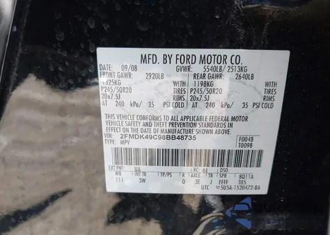 2010 Toyota Rav4 Sport z USA, uszkodzony, nr VIN 2T3RF4DV8AW044120